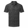FootJoy Digital Camo FJ Print Lisle Golf Polo Shirt 2 FootJoy Digital Camo FJ Print Lisle Golf Polo Shirt -Golf Shirts Sales FootJoy SS22 Digital Camo FJ Print Lisle Golf Polo Shirt Black 88437 Front