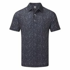 FootJoy Digital Camo FJ Print Lisle Golf Polo Shirt