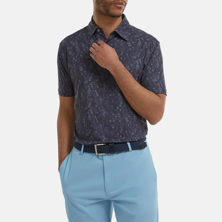 FootJoy Digital Camo FJ Print Lisle Golf Polo Shirt 6 FootJoy Digital Camo FJ Print Lisle Golf Polo Shirt - Image 4