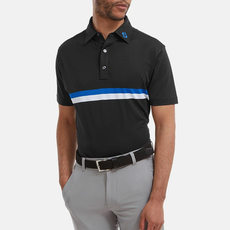 FootJoy Double Chest Band Pique Golf Polo Shirt 6 FootJoy Double Chest Band Pique Golf Polo Shirt - Image 4