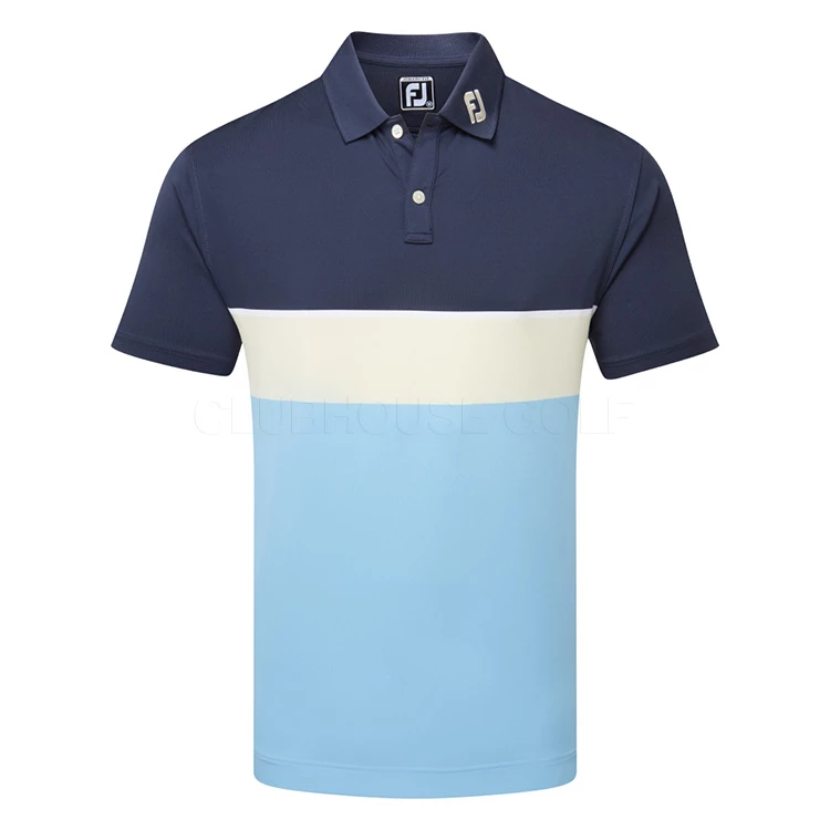 FootJoy Colour Theory Lisle Golf Polo Shirt 3 FootJoy Colour Theory Lisle Golf Polo Shirt