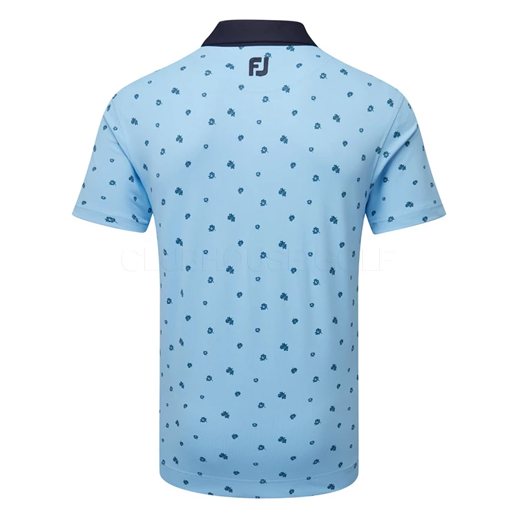 FootJoy Scattered Floral Pique Golf Polo Shirt 5 FootJoy Scattered Floral Pique Golf Polo Shirt - Image 3
