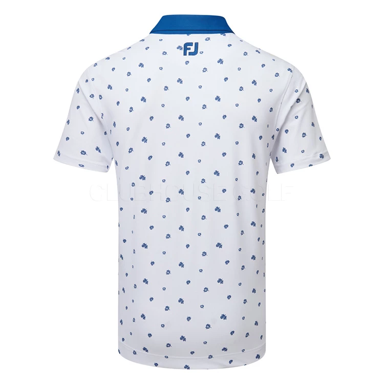 FootJoy Scattered Floral Pique Golf Polo Shirt 5 FootJoy Scattered Floral Pique Golf Polo Shirt - Image 3
