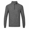 FootJoy Space Dye Chill-Out 1/4 Zip Golf Pullover 1 FootJoy Space Dye Chill-Out 1/4 Zip Golf Pullover -Golf Shirts Sales FootJoy SS23 Space Dye Chill Out Midlayer 80147 SWFOO178 S Black Front