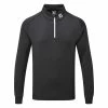 FootJoy Chill-Out 1/4 Zip Golf Pullover 1 FootJoy Chill-Out 1/4 Zip Golf Pullover -Golf Shirts Sales FootJoy SS19 Chill Out 2.0 Pullover 90146 Code SWFOO088 Black Front