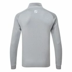 FootJoy Chill-Out 1/4 Zip Golf Pullover 10 FootJoy Chill-Out 1/4 Zip Golf Pullover -Golf Shirts Sales FootJoy SS19 Chill Out 2.0 Pullover 90149 Code SWFOO091 HeatherGrey back
