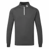 FootJoy Chill-Out 1/4 Zip Golf Pullover 2 FootJoy Chill-Out 1/4 Zip Golf Pullover -Golf Shirts Sales FootJoy SS20 Chill Out Pullover 90397 Code SWFOO110 Charcoal Front