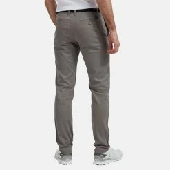 FootJoy Tapered Chino Golf Trouser -Golf Shirts Sales FootJoy SS21 FJ Tapered Fit Chino Trouser Mid Grey 90388 Code TRFOO035 Mid Grey Model 2