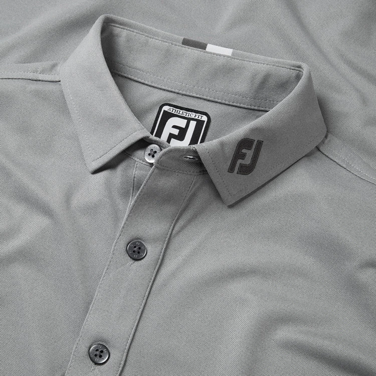 FootJoy Double Chest Band Pique Golf Polo Shirt - Image 2