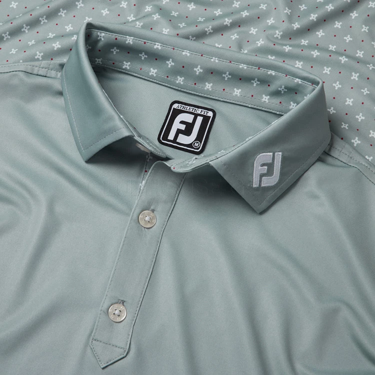 FootJoy Engineered Foulard Lisle Golf Polo Shirt 4 FootJoy Engineered Foulard Lisle Golf Polo Shirt - Image 2