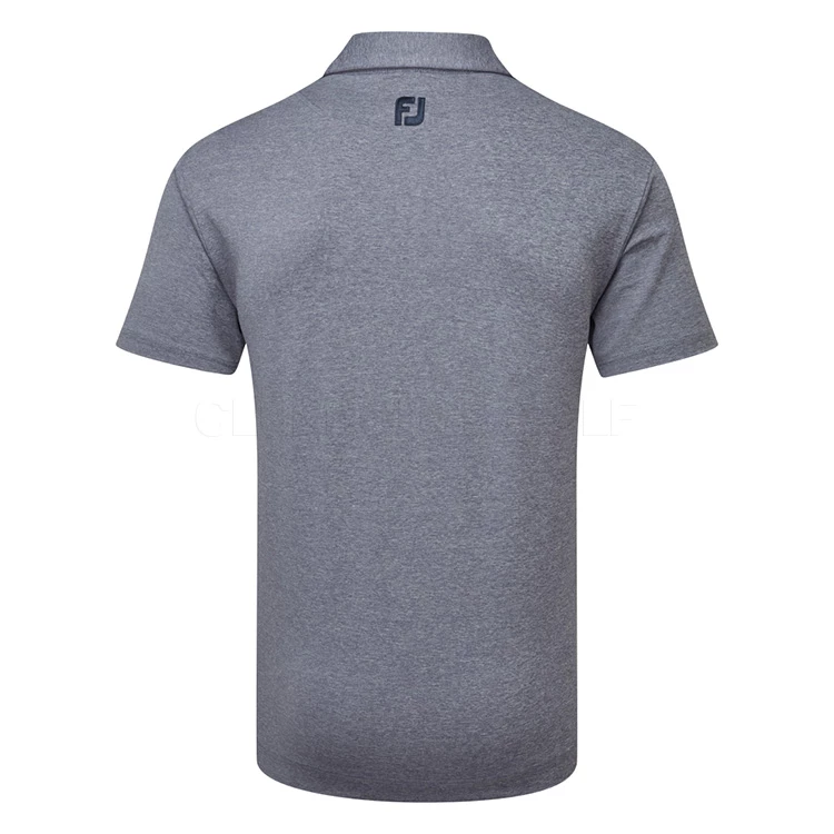 FootJoy Heather Self Collar Lisle Golf Polo Shirt - Image 3