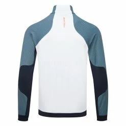 Galvingreen Galvin Green Donald Insula Golf Jacket 7 Galvingreen Galvin Green Donald Insula Golf Jacket -Golf Shirts Sales Galvin Green AW22 Donald Sweater Jacket G134513 SWGAL379 White Navy Orange Back