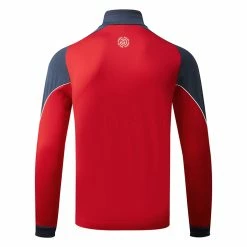 Galvingreen Galvin Green Daxton Insula Golf Pullover 13 Galvingreen Galvin Green Daxton Insula Golf Pullover -Golf Shirts Sales Galvin Green AW22 DAXTON G124202 RED NAVY WHITE Back