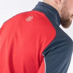 Galvingreen Galvin Green Daxton Insula Golf Pullover 17 Galvingreen Galvin Green Daxton Insula Golf Pullover -Golf Shirts Sales Galvin Green AW22 DAXTON G124202 RED NAVY WHITE Model 4