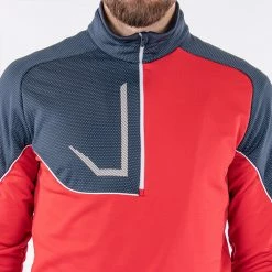 Galvingreen Galvin Green Daxton Insula Golf Pullover 19 Galvingreen Galvin Green Daxton Insula Golf Pullover -Golf Shirts Sales Galvin Green AW22 DAXTON G124202 RED NAVY WHITE Model 6