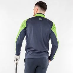 Galvingreen Galvin Green Daxton Insula Golf Pullover 16 Galvingreen Galvin Green Daxton Insula Golf Pullover -Golf Shirts Sales Galvin Green AW22 DAXTON G124238 NAVY LIME WHITE Model 3