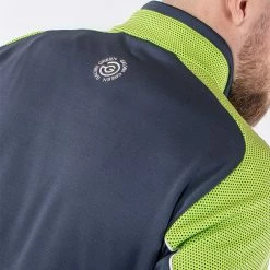 Galvingreen Galvin Green Daxton Insula Golf Pullover 17 Galvingreen Galvin Green Daxton Insula Golf Pullover -Golf Shirts Sales Galvin Green AW22 DAXTON G124238 NAVY LIME WHITE Model 4