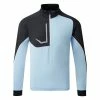 Galvingreen Galvin Green Daxton Insula Golf Pullover 2 Galvingreen Galvin Green Daxton Insula Golf Pullover -Golf Shirts Sales Galvin Green AW22 DAXTON G124267 BLUE BELL BLACK WHITE Front