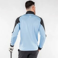 Galvingreen Galvin Green Daxton Insula Golf Pullover 16 Galvingreen Galvin Green Daxton Insula Golf Pullover -Golf Shirts Sales Galvin Green AW22 DAXTON G124267 BLUE BELL BLACK WHITE Model 3