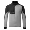 Galvingreen Galvin Green Daxton Insula Golf Pullover 2 Galvingreen Galvin Green Daxton Insula Golf Pullover -Golf Shirts Sales Galvin Green AW22 DAXTON G124270 SHARKSKIN BLACK WHITE Front