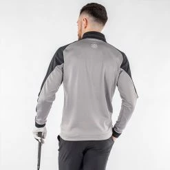 Galvingreen Galvin Green Daxton Insula Golf Pullover 16 Galvingreen Galvin Green Daxton Insula Golf Pullover -Golf Shirts Sales Galvin Green AW22 DAXTON G124270 SHARKSKIN BLACK WHITE model 3
