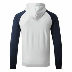 Galvingreen Galvin Green Devlin Insula Golf Hoodie 13 Galvingreen Galvin Green Devlin Insula Golf Hoodie -Golf Shirts Sales Galvin Green AW22 DEVLIN HOODED G134273 COOL GREY NAVY BACK