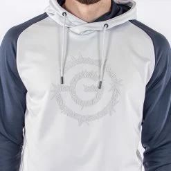 Galvingreen Galvin Green Devlin Insula Golf Hoodie 19 Galvingreen Galvin Green Devlin Insula Golf Hoodie -Golf Shirts Sales Galvin Green AW22 DEVLIN HOODED G134273 COOL GREY NAVY Model 6