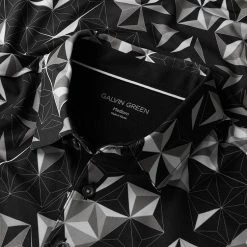 Galvingreen Galvin Green Makai Golf Polo Shirt 9 Galvingreen Galvin Green Makai Golf Polo Shirt -Golf Shirts Sales Galvin Green AW22 Makai Polo Shirt G136077 SHGAL566 L Black Sharkskin White Detail