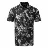 Galvingreen Galvin Green Makai Golf Polo Shirt 1 Galvingreen Galvin Green Makai Golf Polo Shirt -Golf Shirts Sales Galvin Green AW22 Makai Polo Shirt G136077 SHGAL566 L Black Sharkskin White Front