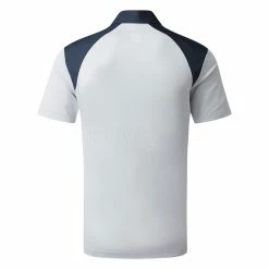 Galvingreen Galvin Green Mapping Golf Polo Shirt -Golf Shirts Sales Galvin Green AW22 Mapping Polo Shirt G136403 SHGAL574 M Cool Grey Navy White Back