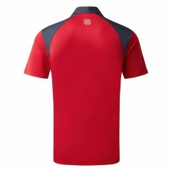 Galvingreen Galvin Green Mapping Golf Polo Shirt 10 Galvingreen Galvin Green Mapping Golf Polo Shirt -Golf Shirts Sales Galvin Green AW22 Mapping Polo Shirt G136423 SHGAL575 M Red Navy White Back
