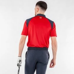 Galvingreen Galvin Green Mapping Golf Polo Shirt 13 Galvingreen Galvin Green Mapping Golf Polo Shirt -Golf Shirts Sales Galvin Green AW22 Mapping Polo Shirt G136423 SHGAL575 M Red Navy White Model 3