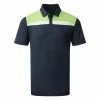 Galvingreen Galvin Green Mapping Golf Polo Shirt 1 Galvingreen Galvin Green Mapping Golf Polo Shirt -Golf Shirts Sales Galvin Green AW22 Mapping Polo Shirt G136438 SHGAL576 M Navy Lime White Front