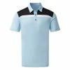 Galvingreen Galvin Green Mapping Golf Polo Shirt 1 Galvingreen Galvin Green Mapping Golf Polo Shirt -Golf Shirts Sales Galvin Green AW22 Mapping Polo Shirt G136467 SHGAL577 L Bluebell Black White Front