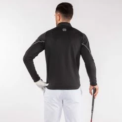Galvingreen Galvin Green Daxton Insula Golf Pullover 13 Galvingreen Galvin Green Daxton Insula Golf Pullover -Golf Shirts Sales Galvin Green SS22 Daxton Insula Half Zip Pullover G124271 Code SWGAL355 M Black Granite Grey White Model 3