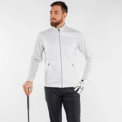 Galvingreen Galvin Green Dane Insula Golf Jacket 11 Galvingreen Galvin Green Dane Insula Golf Jacket -Golf Shirts Sales Galvin Green SS22 Dane Insula Full Zip Jacket G125001 Code SWGAL357 M White Cool Grey Model 1