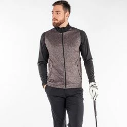 Galvingreen Galvin Green Dane Insula Golf Jacket -Golf Shirts Sales Galvin Green SS22 Dane Insula Full Zip Jacket G125077 Code SWGAL359 M Sharkskin Black Model 1