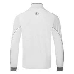 Galvingreen Galvin Green Daxton Insula Golf Pullover 10 Galvingreen Galvin Green Daxton Insula Golf Pullover -Golf Shirts Sales Galvin Green SS22 Daxton Insula Half Zip Pullover G124201 Code SWGAL350 M White Cool Grey Sharkskin Back