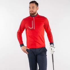 Galvingreen Galvin Green Daxton Insula Golf Pullover 11 Galvingreen Galvin Green Daxton Insula Golf Pullover -Golf Shirts Sales Galvin Green SS22 Daxton Insula Half Zip Pullover G124223 Code SWGAL352 M Red Navy White Model 1