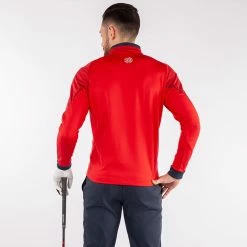 Galvingreen Galvin Green Daxton Insula Golf Pullover 13 Galvingreen Galvin Green Daxton Insula Golf Pullover -Golf Shirts Sales Galvin Green SS22 Daxton Insula Half Zip Pullover G124223 Code SWGAL352 M Red Navy White Model 3
