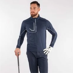 Galvingreen Galvin Green Daxton Insula Golf Pullover 11 Galvingreen Galvin Green Daxton Insula Golf Pullover -Golf Shirts Sales Galvin Green SS22 Daxton Insula Half Zip Pullover G124231 Code SWGAL353 M Navy Ensign Blue White Model 1