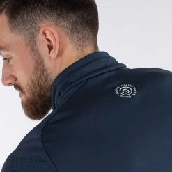 Galvingreen Galvin Green Daxton Insula Golf Pullover 12 Galvingreen Galvin Green Daxton Insula Golf Pullover -Golf Shirts Sales Galvin Green SS22 Daxton Insula Half Zip Pullover G124231 Code SWGAL353 M Navy Ensign Blue White Model 2