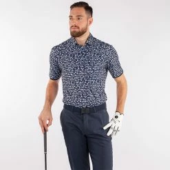 Galvingreen Galvin Green Mack Golf Polo Shirt -Golf Shirts Sales Galvin Green SS22 Mack Polo Shirt G126931 Code SHGAL543 M Navy White Model 1