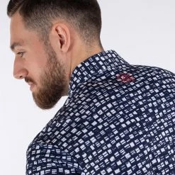 Galvingreen Galvin Green Mack Golf Polo Shirt -Golf Shirts Sales Galvin Green SS22 Mack Polo Shirt G126931 Code SHGAL543 M Navy White Model 2