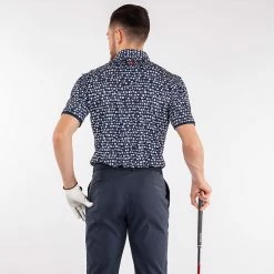 Galvingreen Galvin Green Mack Golf Polo Shirt -Golf Shirts Sales Galvin Green SS22 Mack Polo Shirt G126931 Code SHGAL543 M Navy White Model 3