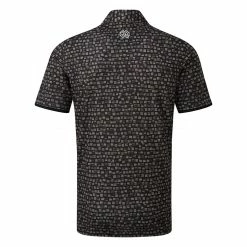 Galvingreen Galvin Green Mack Golf Polo Shirt 10 Galvingreen Galvin Green Mack Golf Polo Shirt -Golf Shirts Sales Galvin Green SS22 Mack Polo Shirt G126977 Code SHGAL545 M Black Sharkskin Back