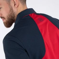 Galvingreen Galvin Green Massimo Golf Polo Shirt -Golf Shirts Sales Galvin Green SS22 Massimo Polo Shirt G127323 Code SHGAL557 M Red Navy Model 2