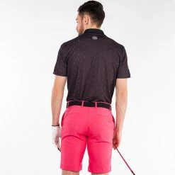 Galvingreen Galvin Green Mayson Golf Polo Shirt -Golf Shirts Sales Galvin Green SS22 Mayson Polo Shirt G126797 Code SHGAL538 M Black Pink model 3