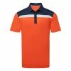 Galvingreen Galvin Green Mapping Golf Polo Shirt 1 Galvingreen Galvin Green Mapping Golf Polo Shirt -Golf Shirts Sales Galvin Green SS23 Mapping Polo Shirt G136453 SHGAL614 S Orange Navy White Front