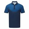 Galvingreen Galvin Green Mateus Golf Polo Shirt -Golf Shirts Sales Galvin Green SS23 Mateus Polo Shirt G136631 SHGAL594 S Navy Blue White Front